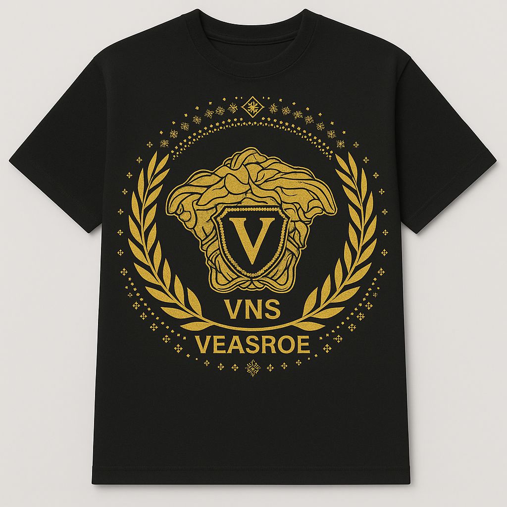 Beads Work Round Neck T-Shirt