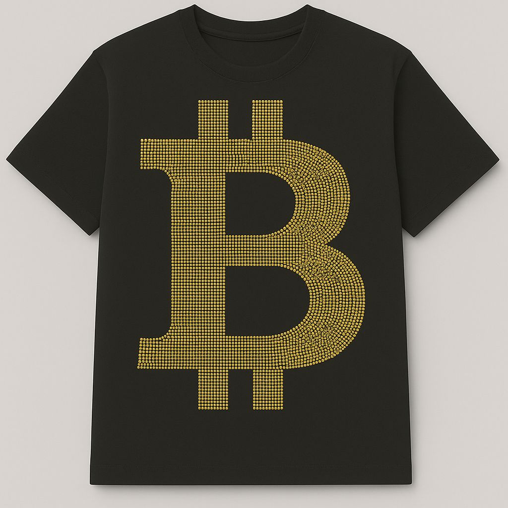 Beads Work Round Neck T-Shirt