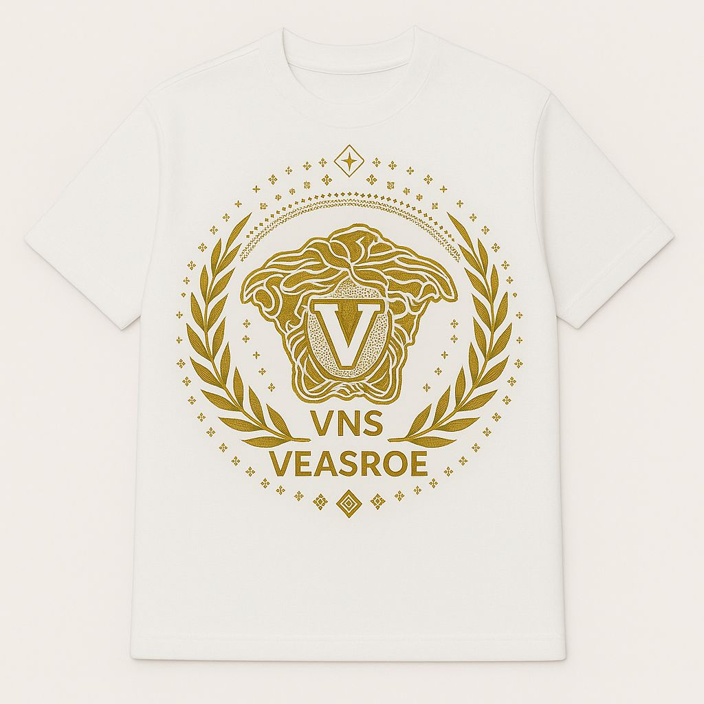 Beads Work Round Neck T-Shirt