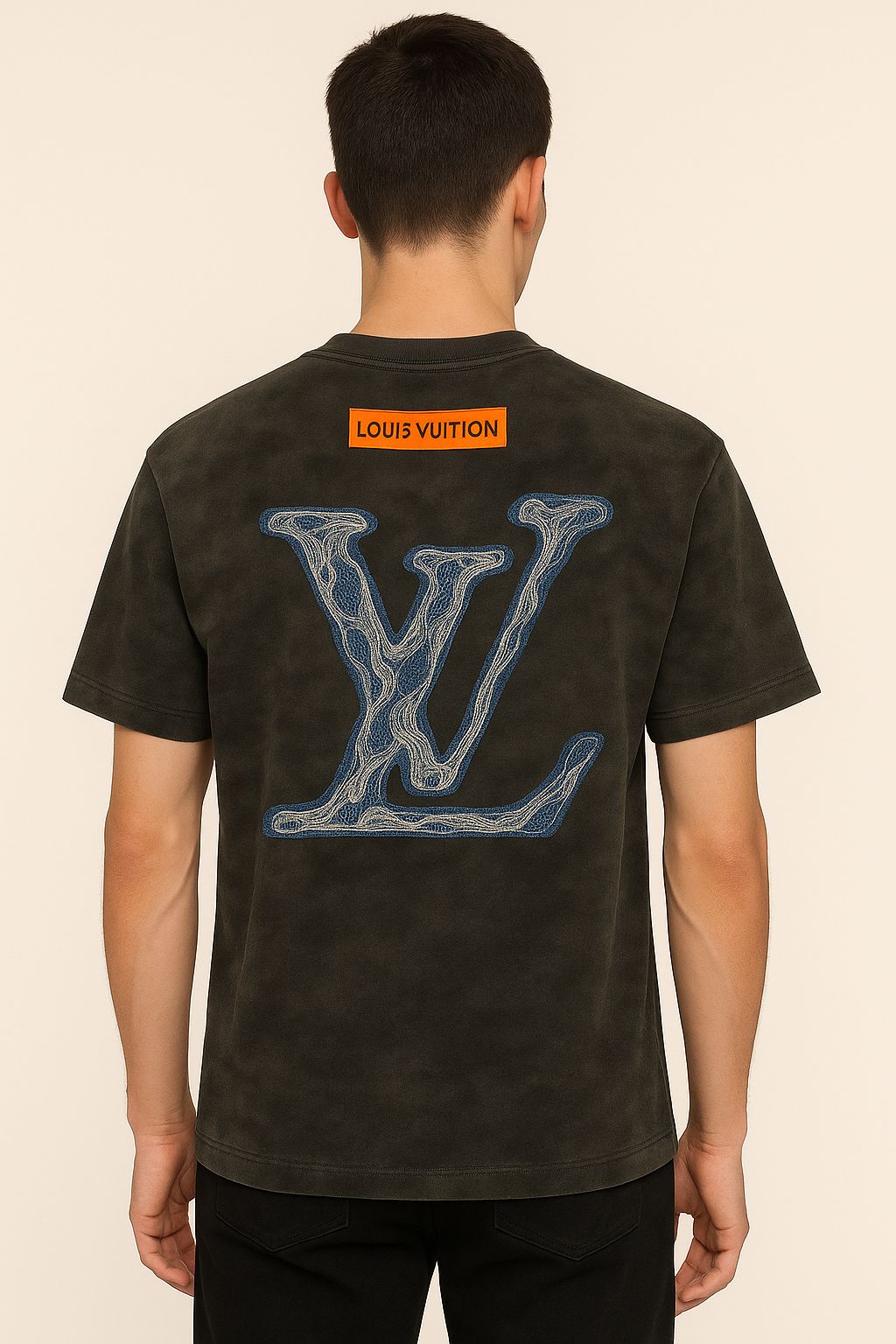 Louis Vuttion Round Neck T-Shirt