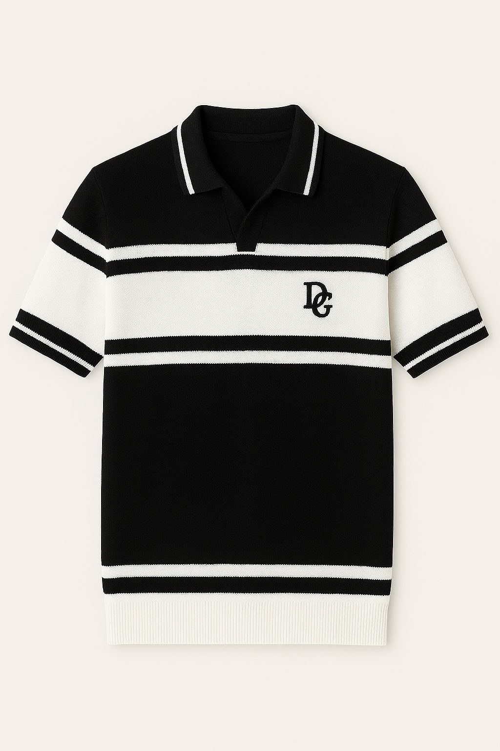 DG Black & White Knitted