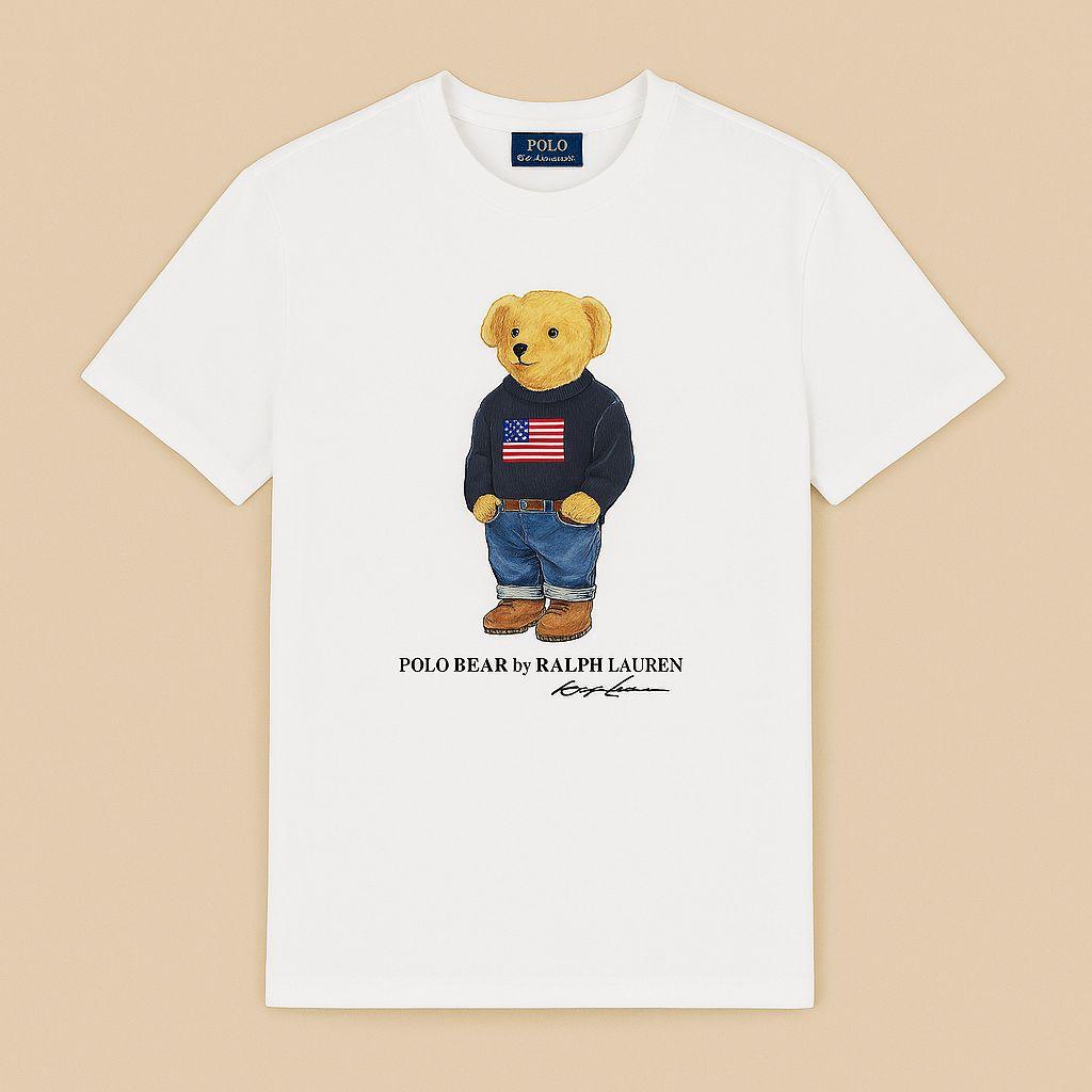 White Polo Bear T-shirt