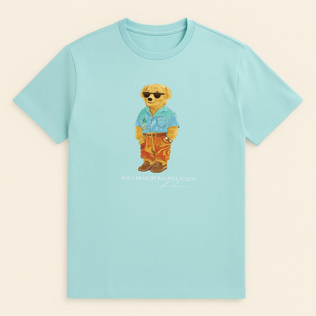 Sky Blue Polo Bear T-shirt