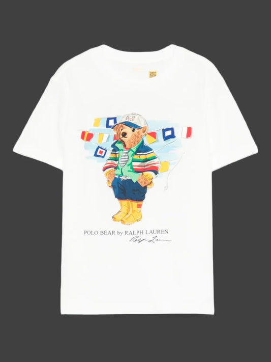 Polo Bear White Kids T-shirt