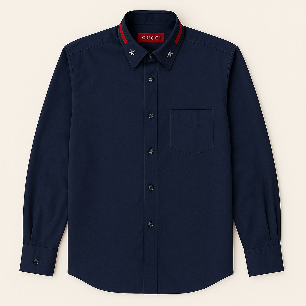 Blue Red Gucci Shirt
