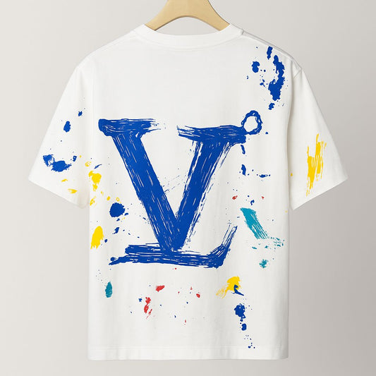 Louis Vuttion Round Neck T-Shirt