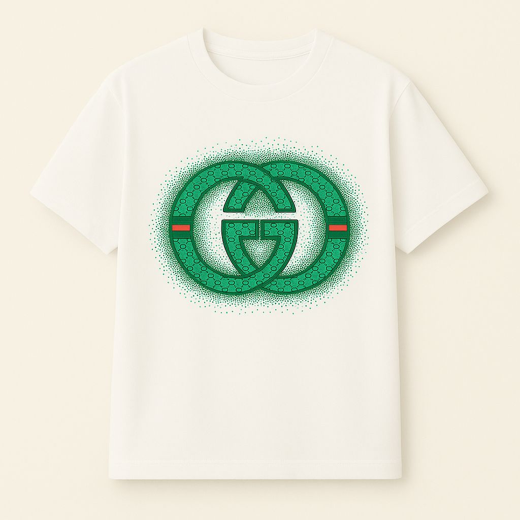 Beads Work Round Neck T-Shirt