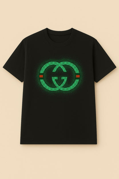 Beads Work Round Neck T-Shirt