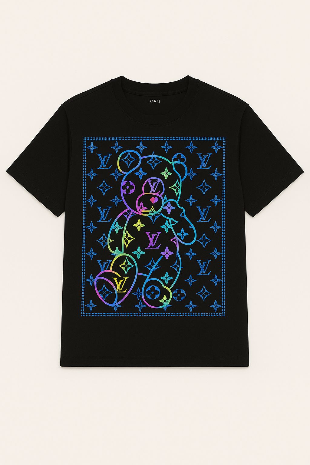 Beads Work Round Neck T-Shirt