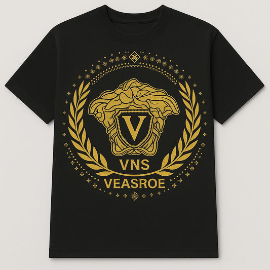 Beads Work Round Neck T-Shirt