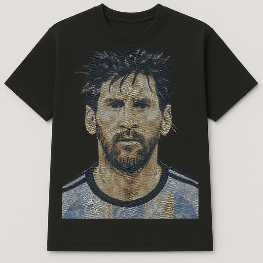 Beads Work Round Neck T-Shirt