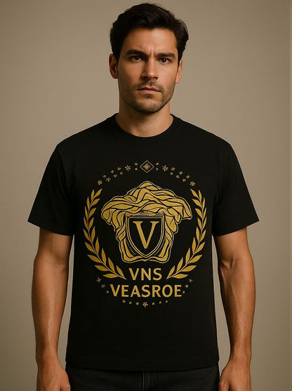Beads Work Round Neck T-Shirt