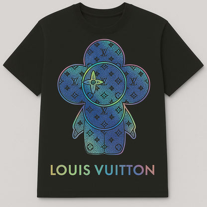 Beads Work Round Neck T-Shirt