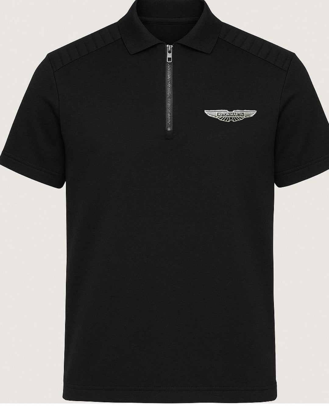 Bold Black with Zip Hackett T-Shirt