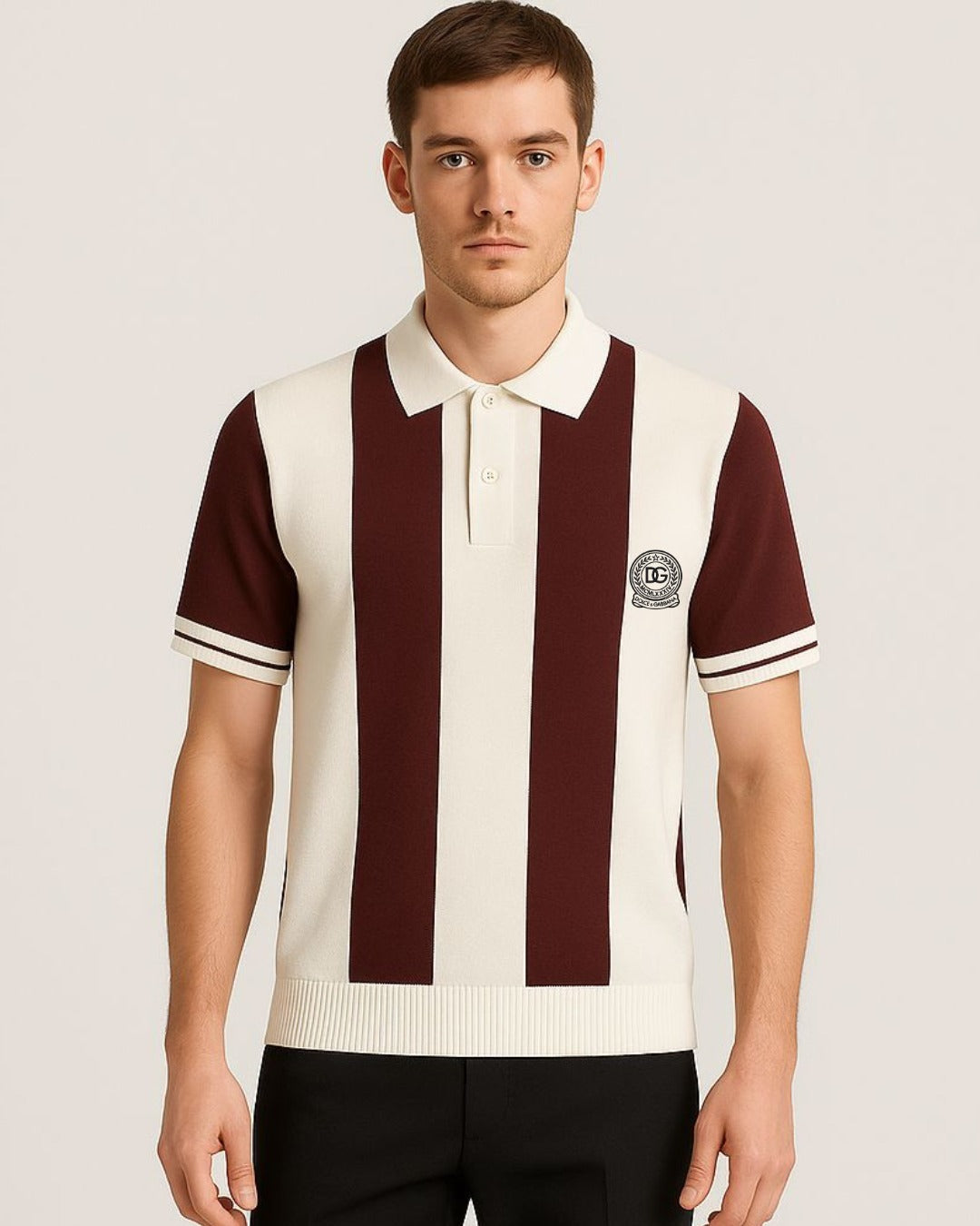 DG Stripes Knitted Tshirt