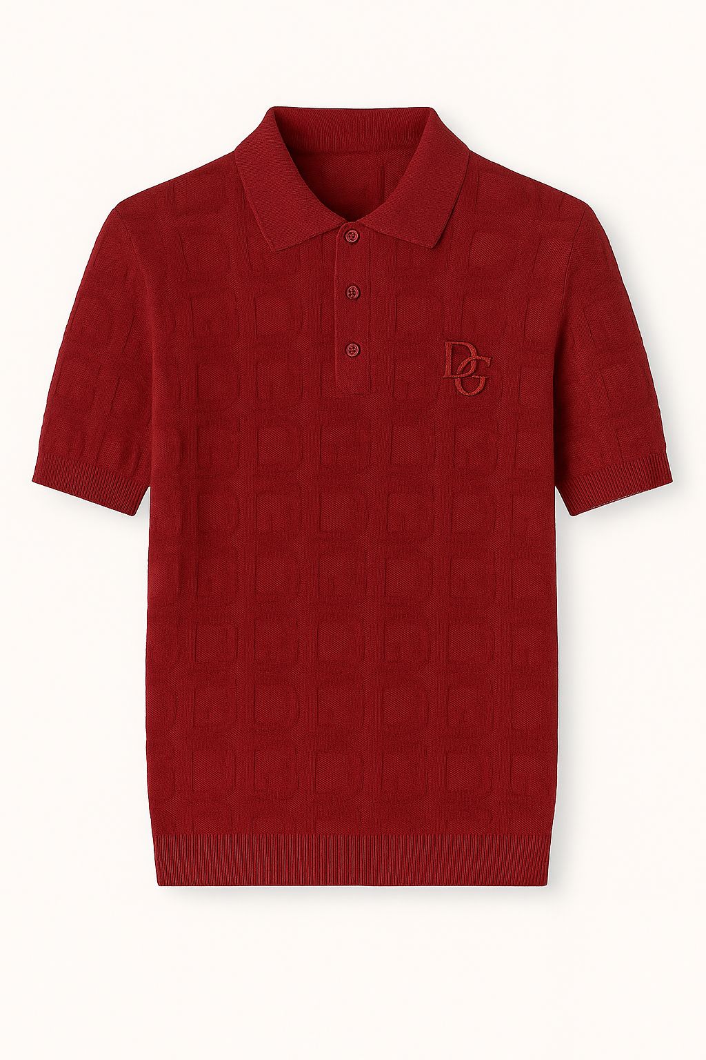 DG Red Knitted Tshirt
