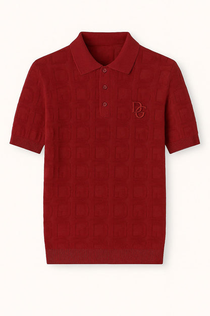 DG Red Knitted Tshirt