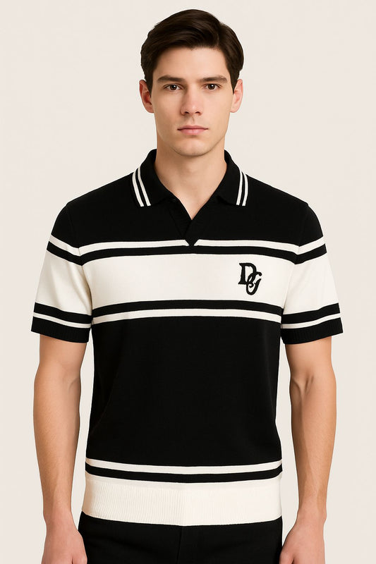 DG Black & White Knitted