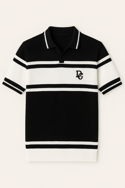 DG Black & White Knitted