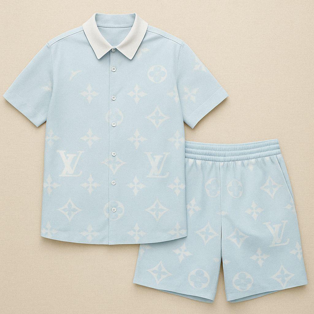 Sky Blue Styles Co-Ord Set