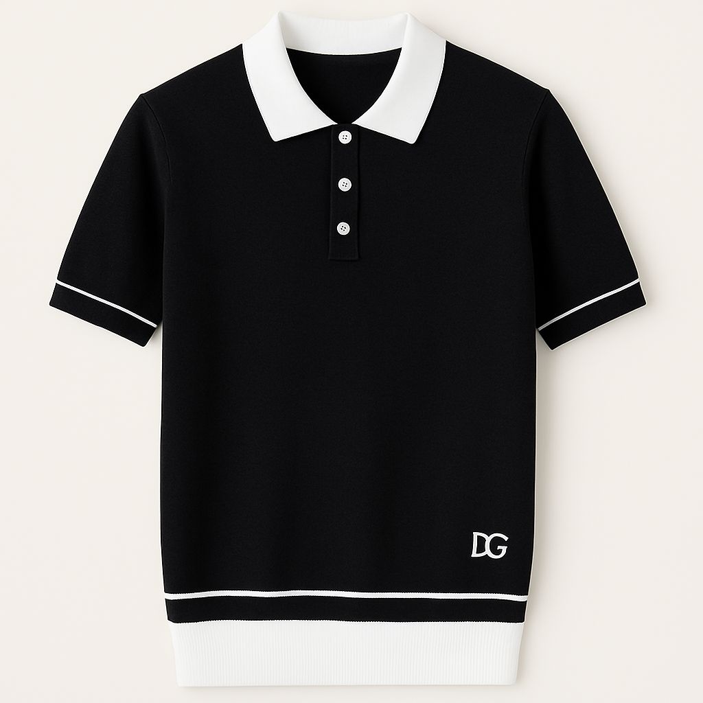 DG Black Knitted Tshirt