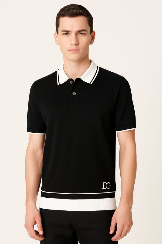 DG Black Knitted Tshirt