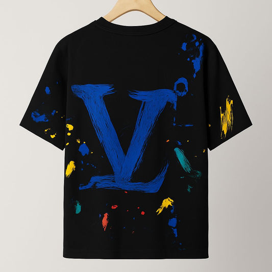 Louis Vuttion Round Neck T-Shirt